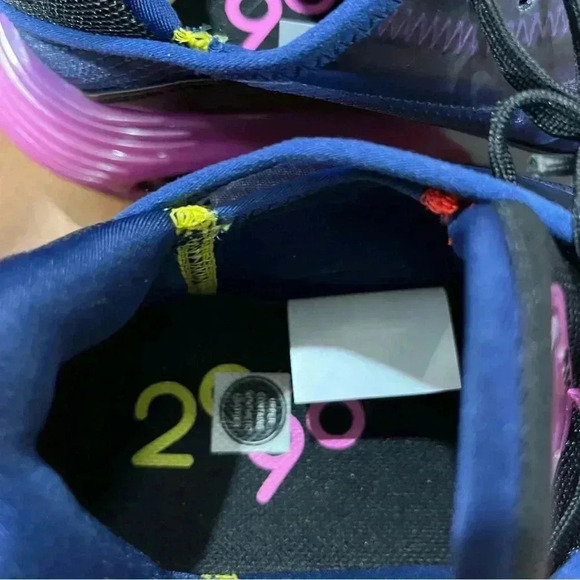 Nike Women's Sneakers - Black, Purple, Yellow - Picture 6 of 7